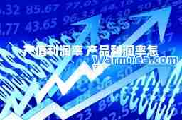 产值利润率 产品利润率怎么算