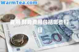 费用 财务费用包括哪些科目
