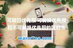 可赎回优先股 可转换优先股和不可转换优先股的区别东