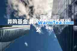 并购基金 并购基金市场是什么