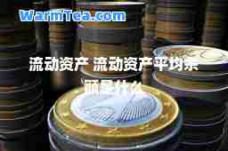 流动资产 流动资产平均余额是什么