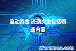 流动资金 流动资金包括哪些内容