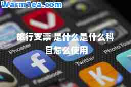 旅行支票 是什么是什么科目怎么使用