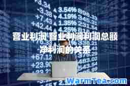 营业利润 营业利润利润总额净利润的关系