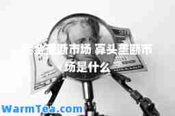 完全垄断市场 寡头垄断市场是什么