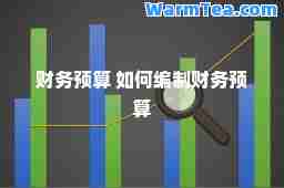 财务预算 如何编制财务预算
