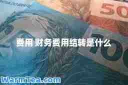 费用 财务费用结转是什么