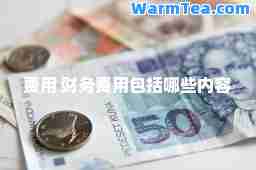 费用 财务费用包括哪些内容