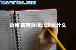 负债 或有负债比率是什么