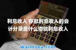 利息收入 存款利息收入的会计分录是什么借款利息收入