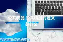 公共物品 公共物品的定义是什么