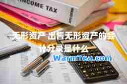 无形资产 出售无形资产的会计分录是什么