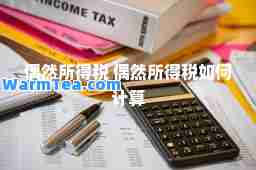 偶然所得税 偶然所得税如何计算