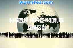 利率互换 货币互换和利率互换区别