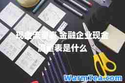 现金流量表 金融企业现金流量表是什么