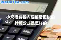 小规模纳税人应纳增值税的计算公式是怎样的