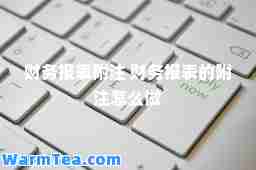 财务报表附注 财务报表的附注怎么做 财务报表附注 财务报表的附注怎么做