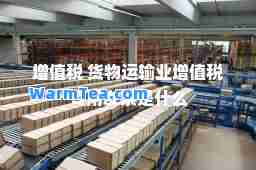 增值税 货物运输业增值税专用发票是什么