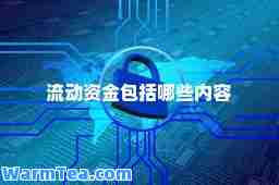 流动资金包括哪些内容