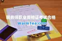 税务师职业资格证考试格标准