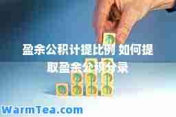 盈余公积计提比例 如何提取盈余公积分录