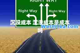 沉没成本 沉没成本是成本吗