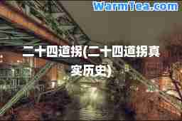 二十四道拐(二十四道拐真实历史) 二十四道拐(二十四道拐真实历史)