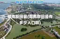 湖南新田县(湖南新田县有多少人口啊)