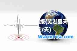 芜湖县天气预报(芜湖县天气预报7天)