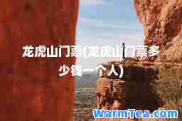 龙虎山门票(龙虎山门票多少钱一个人)