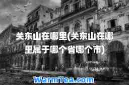 关东山在哪里(关东山在哪里属于哪个省哪个市)