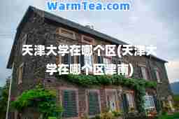 天津大学在哪个区(天津大学在哪个区津南)