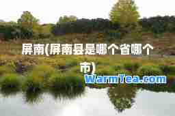 屏南(屏南县是哪个省哪个市)