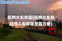 杭州火车东站(杭州火车东站接人车停哪里最方便)