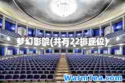 梦幻影院(共有22排座位)