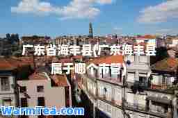 广东省海丰县(广东海丰县属于哪个市管)