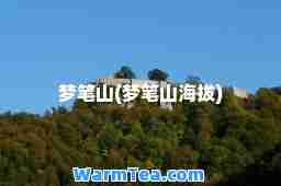 梦笔山(梦笔山海拔)