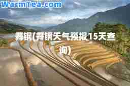 舞钢(舞钢天气预报15天查询)