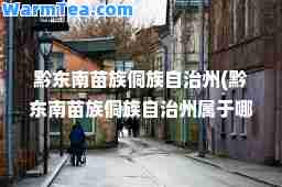 黔东南苗族侗族自治州(黔东南苗族侗族自治州属于哪个市)