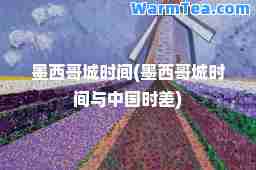 墨西哥城时间(墨西哥城时间与中国时差)