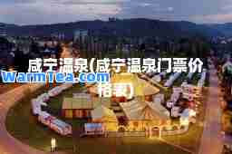 咸宁温泉(咸宁温泉门票价格表)