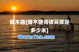 俄木塘(俄木塘海拔高度是多少米)