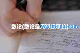 数论(数论是几年级学的)