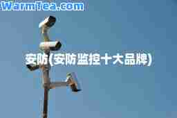 安防(安防监控十大品牌)