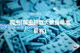 爬虫(爬虫抓取大数据获客)