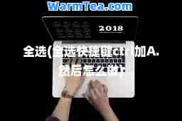 全选(全选快捷键ctrl加A.然后怎么做)