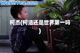 柯杰(柯洁还是世界吗)