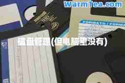 磁盘管理(但电脑里没有)