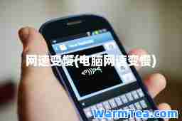 网速变慢(电脑网速变慢)