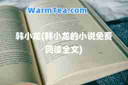 韩小龙(韩小龙的小说免费阅读全文)